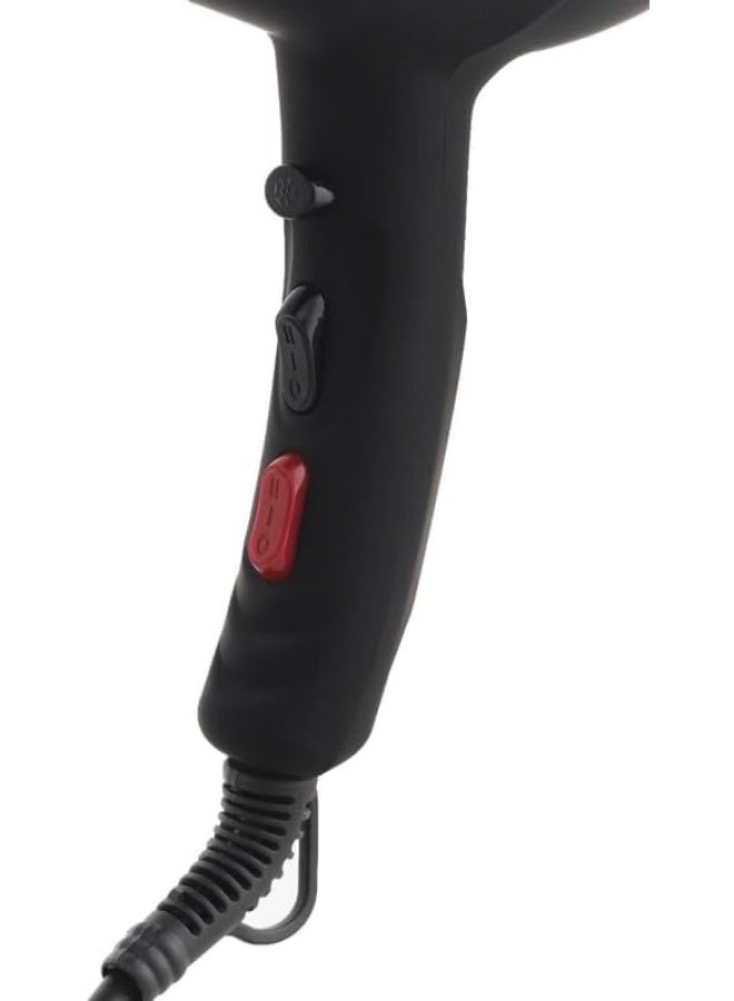 موهير مجفف الشعر الاحترافي X5 Plus للنساء، بقوة 2500 واط، سرعتان، هواء ساخن وبارد مع زر الهواء البارد، فوهة مركزة لتصفيف سريع في المنزل - Image 4